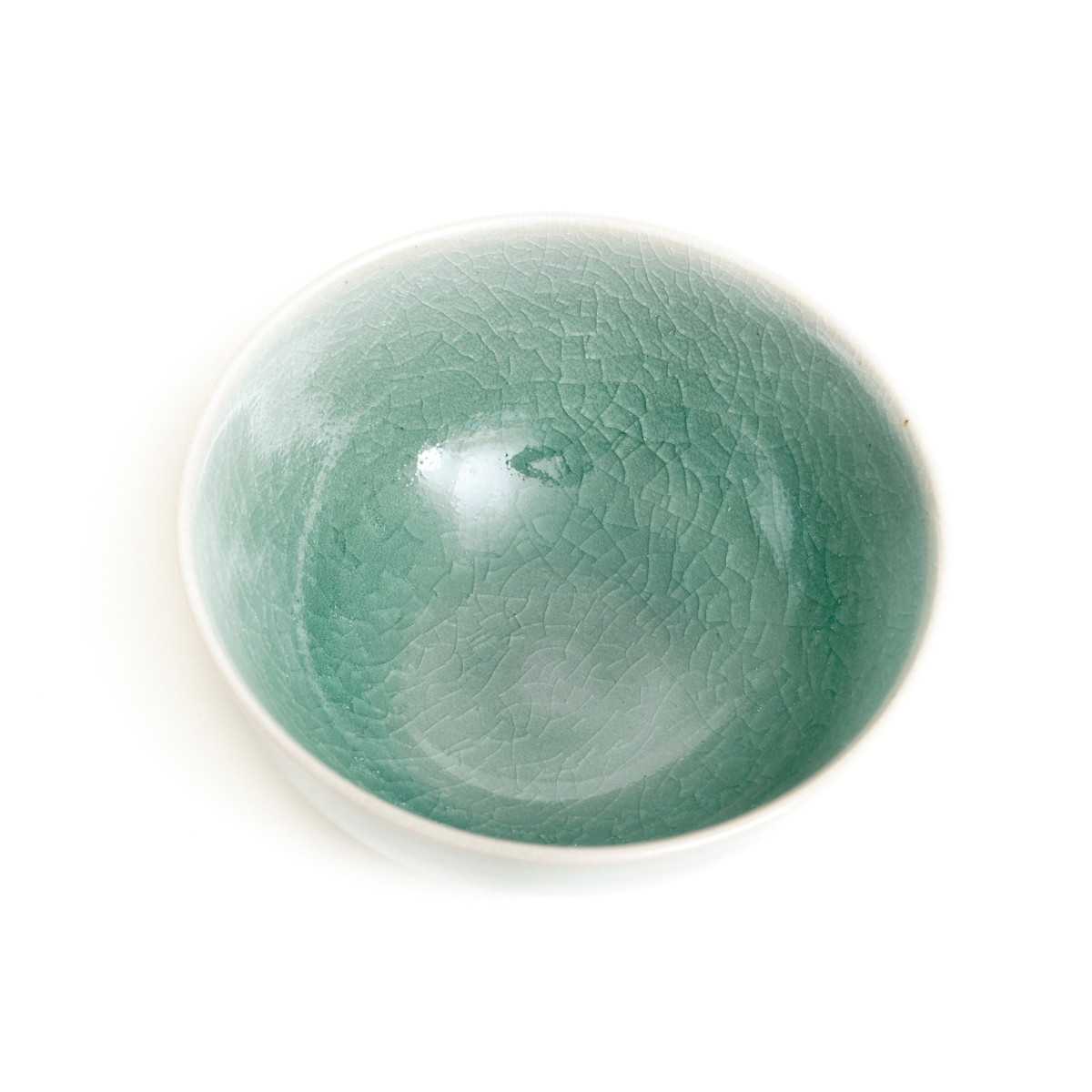 Krakeloitu teekuppi / jade | Teepannut ja tarvikkeet