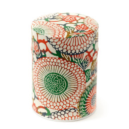 Japanese tea tin / Japanese forest